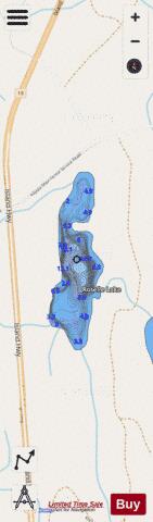 Roselle Lake depth contour Map - i-Boating App - Streets