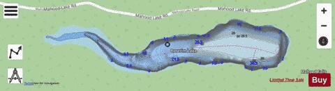 Roserim Lake depth contour Map - i-Boating App - Streets