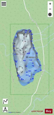 Salsbury Lake depth contour Map - i-Boating App - Streets