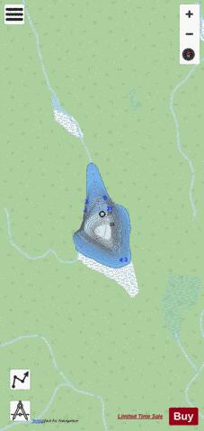 Sardine Lake depth contour Map - i-Boating App - Streets