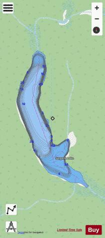 Sargent Lake depth contour Map - i-Boating App - Streets