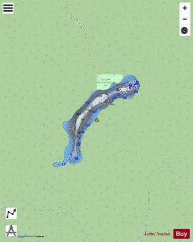 Scot Lake depth contour Map - i-Boating App - Streets