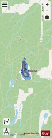 Shane Lake depth contour Map - i-Boating App - Streets