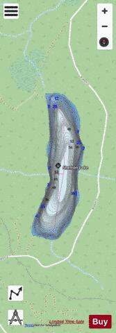 Shelton Lake depth contour Map - i-Boating App - Streets