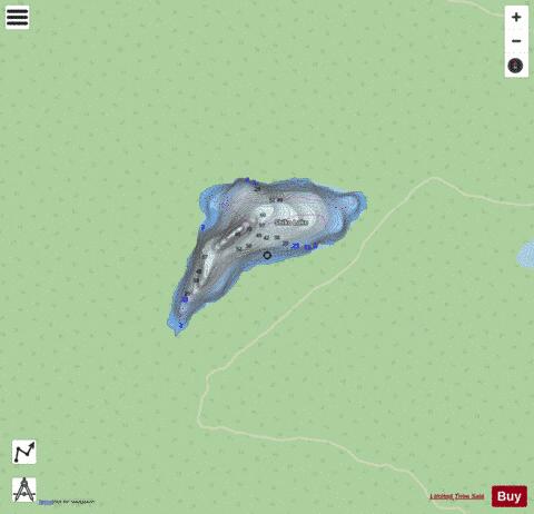 Shiko Lake depth contour Map - i-Boating App - Streets