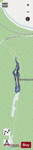 Silver Spring Lake depth contour Map - i-Boating App - Streets