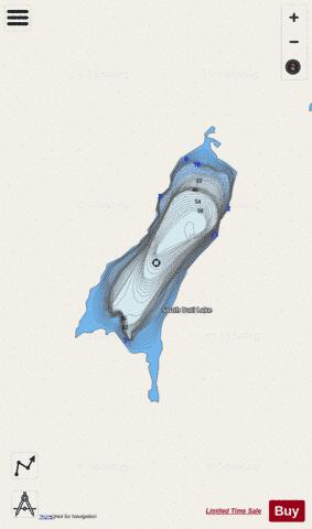 South Duti Lake depth contour Map - i-Boating App - Streets