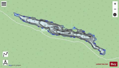 Spanish Lake depth contour Map - i-Boating App - Streets