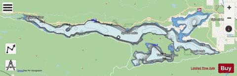 Sproat Lake depth contour Map - i-Boating App - Streets