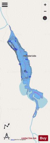 Stillwater Lake depth contour Map - i-Boating App - Streets