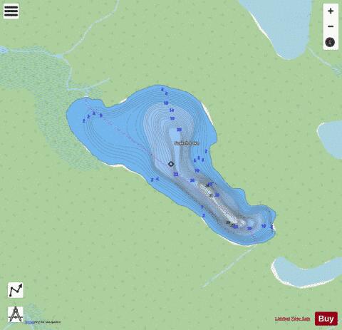 Suskeh Lake depth contour Map - i-Boating App - Streets