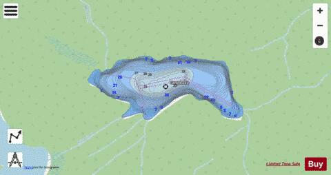 Tang Lake depth contour Map - i-Boating App - Streets
