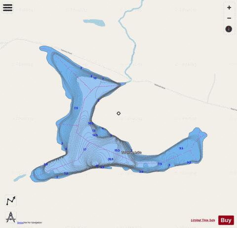Tatalrose Lake depth contour Map - i-Boating App - Streets
