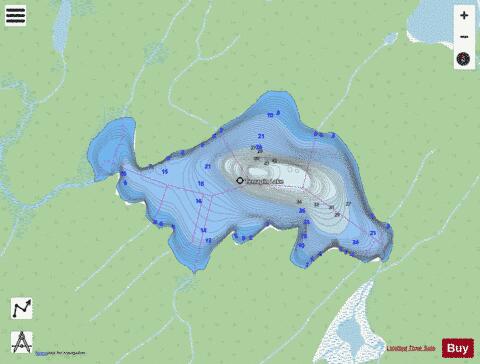 Terrapin Lake depth contour Map - i-Boating App - Streets