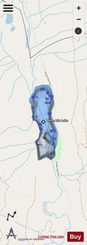 Three Isle Lake depth contour Map - i-Boating App - Streets