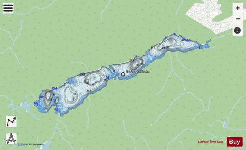 Tsaydaychi Lake depth contour Map - i-Boating App - Streets