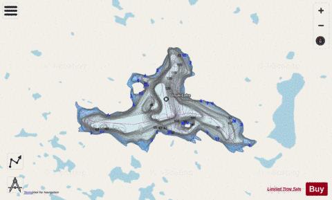 Unuk Lake depth contour Map - i-Boating App - Streets