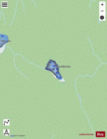 Upper Collier Lake depth contour Map - i-Boating App - Streets