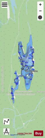 Upper Ketcham Lake depth contour Map - i-Boating App - Streets