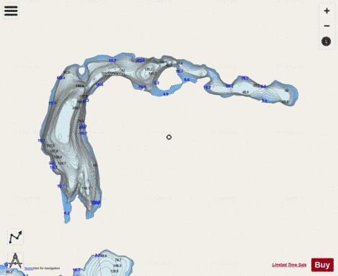 Wahla Lake depth contour Map - i-Boating App - Streets