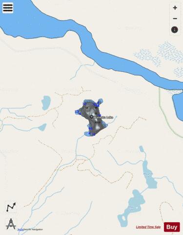 Wanetta Lake depth contour Map - i-Boating App - Streets