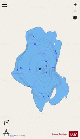 Wentworth Lake depth contour Map - i-Boating App - Streets