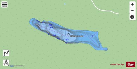 Whitehorse Lake depth contour Map - i-Boating App - Streets