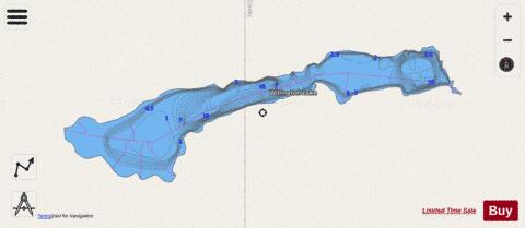 Willington Lake depth contour Map - i-Boating App - Streets