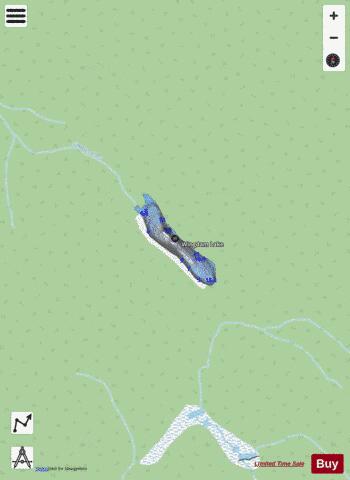 Wingdam Lake depth contour Map - i-Boating App - Streets