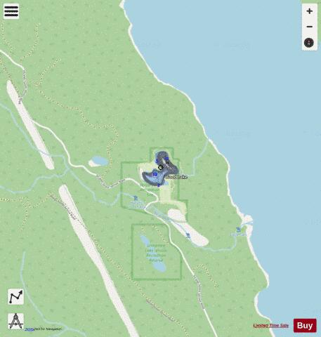Wood Lake depth contour Map - i-Boating App - Streets