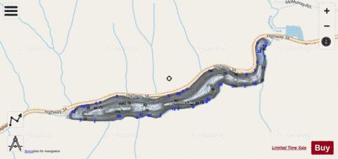 Yellow Lake depth contour Map - i-Boating App - Streets