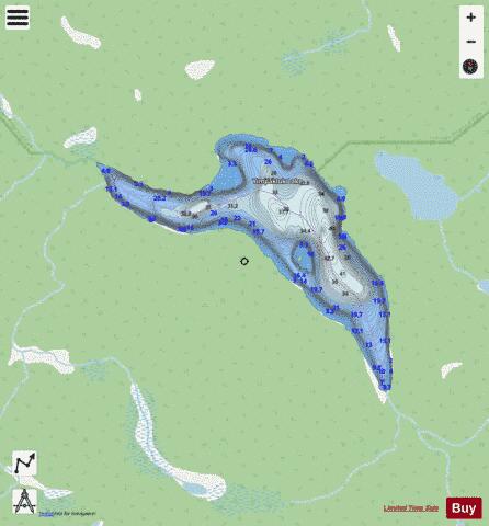 Yimpakluk Lake depth contour Map - i-Boating App - Streets