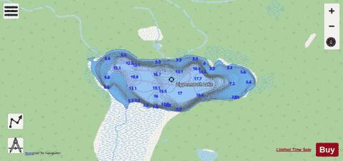 Zippermouth / Walkin Lake depth contour Map - i-Boating App - Streets
