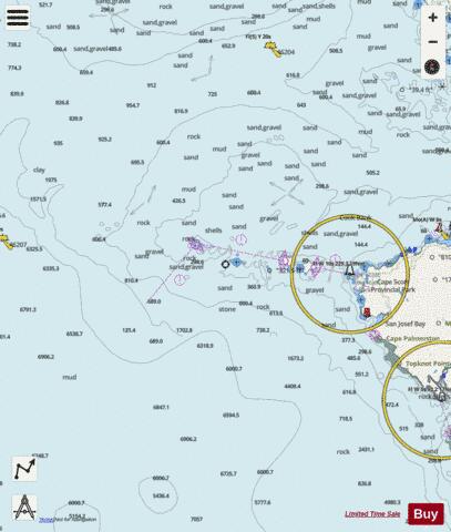Quatsino Sound to\a Queen Charlotte Strait Marine Chart - Nautical Charts App - Streets