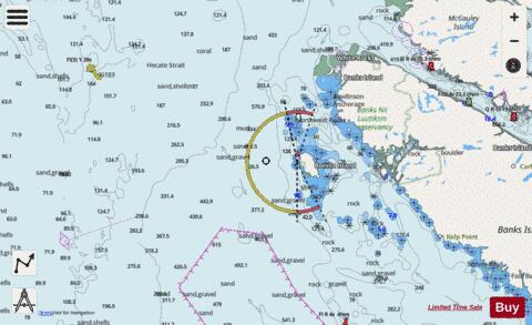 Bonilla Island to/a Edye Passage part 1 of 4 Marine Chart - Nautical Charts App - Streets