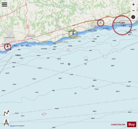 Port Hope to Port Darlington Marine Chart - Nautical Charts App - Streets