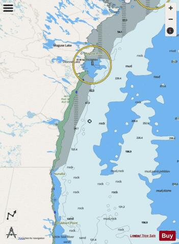 Egg Island to/\xE0 Eskimo Point Marine Chart - Nautical Charts App - Streets