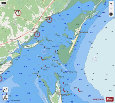 Neguac Bay (Continuation A) Marine Chart - Nautical Charts App - Streets