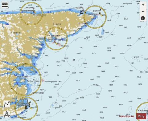 East Point to Cape Bear Marine Chart - Nautical Charts App - Streets