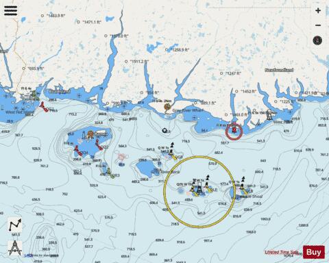 Burgeo to/\xE0 Fran\xE7ois Marine Chart - Nautical Charts App - Streets