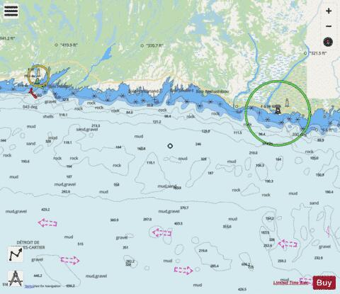 Baie Washtawouka a/to Baie Piashti Marine Chart - Nautical Charts App - Streets