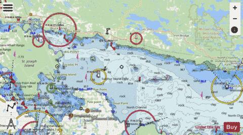 CA_CA448J6A Marine Chart - Nautical Charts App - Streets