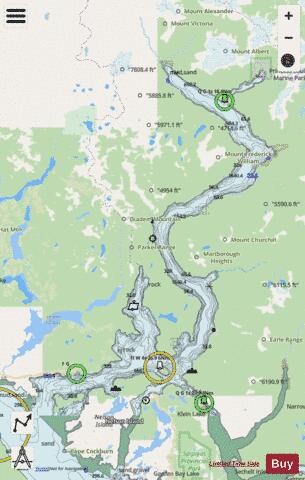 Jervis Inlet Marine Chart - Nautical Charts App - Streets