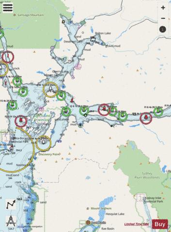 Nootka Sound (Part 2 of 2) Marine Chart - Nautical Charts App - Streets