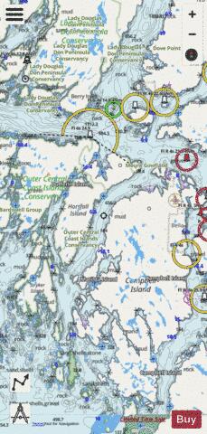 Queens Sound to\a Seaforth Channel (part 3 of 3) Marine Chart - Nautical Charts App - Streets