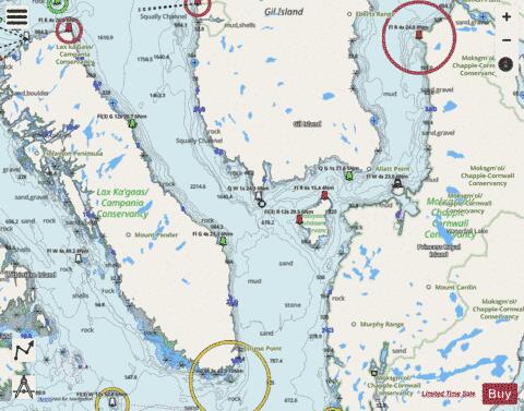 Caama�o to\� Whale Channel (part 1 of 2) Marine Chart - Nautical Charts App - Streets