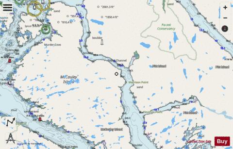 Hevenor Inlet Marine Chart - Nautical Charts App - Streets