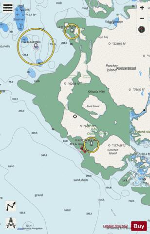 Kitkatla Channel and\et Ogden Channel Marine Chart - Nautical Charts App - Streets