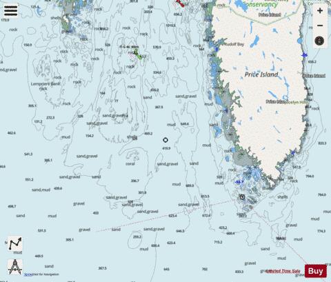 Laredo Sound Part 2 Marine Chart - Nautical Charts App - Streets