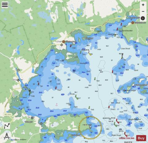 Tor Bay Marine Chart - Nautical Charts App - Streets